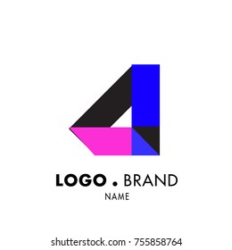 Simple Geometric Corporate Logo Design