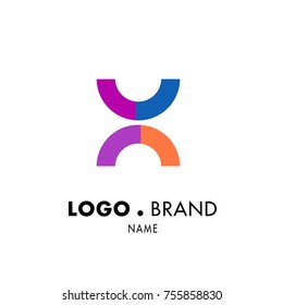 Simple Geometric Corporate Logo Design