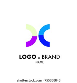 Simple Geometric Corporate Logo Design