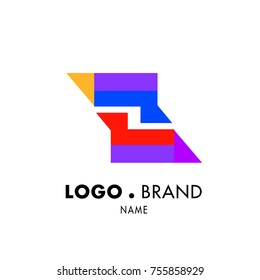 Simple Geometric Corporate Logo Design