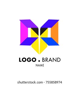 Simple Geometric Corporate Logo Design