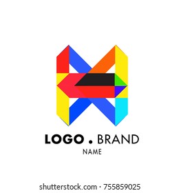 Simple Geometric Corporate Logo Design