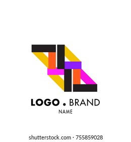 Simple Geometric Corporate Logo Design