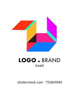Simple Geometric Corporate Logo Design
