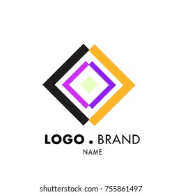 Simple Geometric Corporate Logo Design
