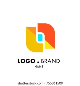 Simple Geometric Corporate Logo Design
