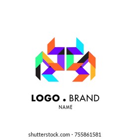 Simple Geometric Corporate Logo Design