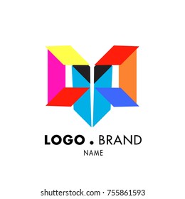 Simple Geometric Corporate Logo Design