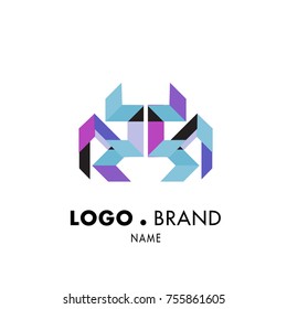 Simple Geometric Corporate Logo Design