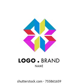 Simple Geometric Corporate Logo Design