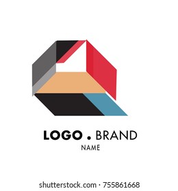 Simple Geometric Corporate Logo Design