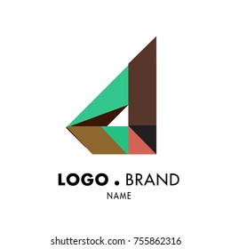 Simple Geometric Corporate Logo Design