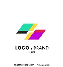 Simple Geometric Corporate Logo Design