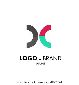 Simple Geometric Corporate Logo Design