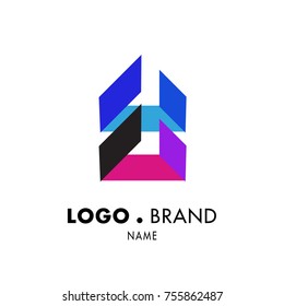Simple Geometric Corporate Logo Design