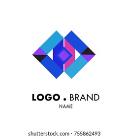 Simple Geometric Corporate Logo Design