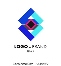 Simple Geometric Corporate Logo Design