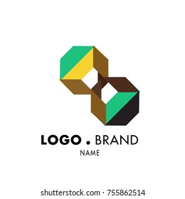 Simple Geometric Corporate Logo Design