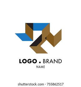 Simple Geometric Corporate Logo Design