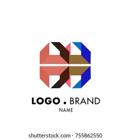 Simple Geometric Corporate Logo Design