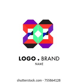 Simple Geometric Corporate Logo Design