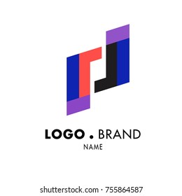 Simple Geometric Corporate Logo Design