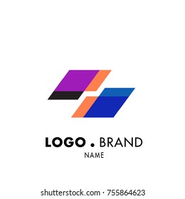 Simple Geometric Corporate Logo Design