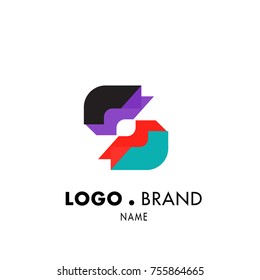 Simple Geometric Corporate Logo Design