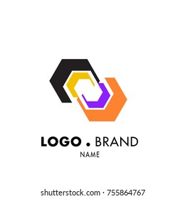 Simple Geometric Corporate Logo Design