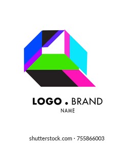 Simple Geometric Corporate Logo Design