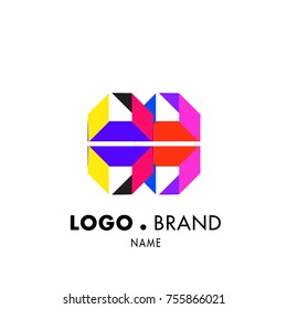 Simple Geometric Corporate Logo Design