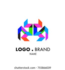 Simple Geometric Corporate Logo Design