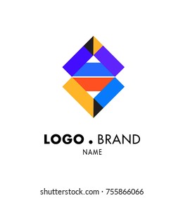 Simple Geometric Corporate Logo Design