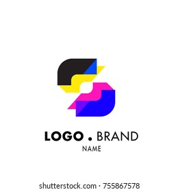 Simple Geometric Corporate Logo Design