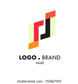 Simple Geometric Corporate Logo Design
