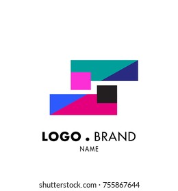 Simple Geometric Corporate Logo Design