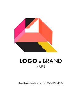 Simple Geometric Corporate Logo Design