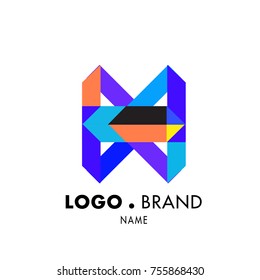 Simple Geometric Corporate Logo Design