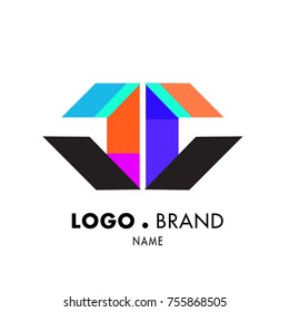 Simple Geometric Corporate Logo Design