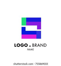 Simple Geometric Corporate Logo Design