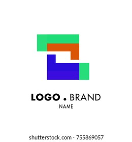 Simple Geometric Corporate Logo Design