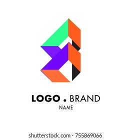 Simple Geometric Corporate Logo Design