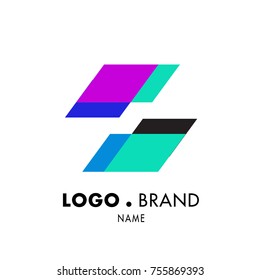 Simple Geometric Corporate Logo Design