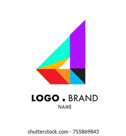 Simple Geometric Corporate Logo Design