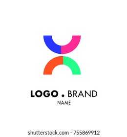Simple Geometric Corporate Logo Design