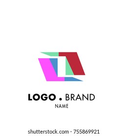 Simple Geometric Corporate Logo Design
