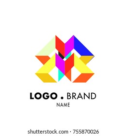 Simple Geometric Corporate Logo Design