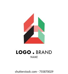 Simple Geometric Corporate Logo Design