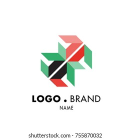 Simple Geometric Corporate Logo Design