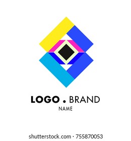 Simple Geometric Corporate Logo Design